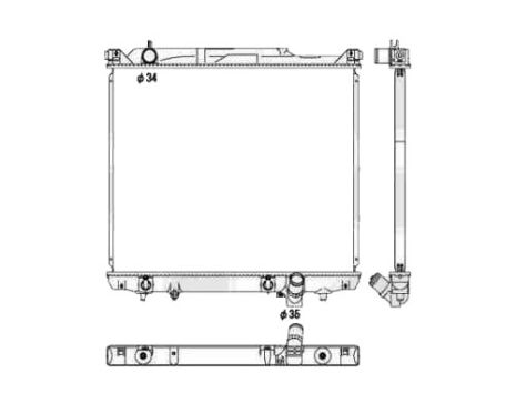 Радіатор охолодження двигуна SUZUKI VITARA GRAND 1998-2005