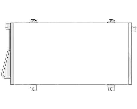 Радиатор кондиционера Opel Movano, Renault Master (06/01-01/03)