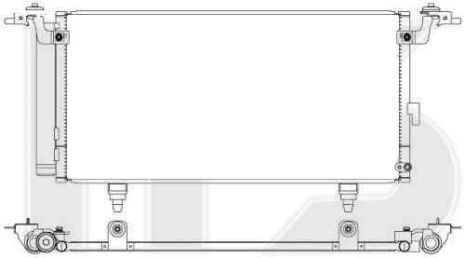 Радіатор кондиціонера Subaru Legacy Outback (10-18) (Koyoair)