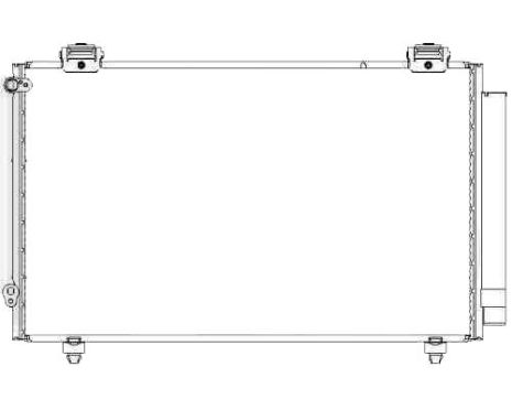 РАДІАТОР КОНДИЦІЮВАННЯ на TOYOTA COROLLA 2002-2004 (E12)