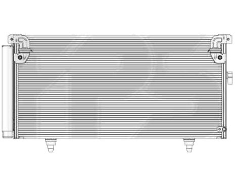 РАДІАТОР КОНДИЦІОНЕРА на SUBARU LEGACY OUTBACK 2004-2009 р.в.