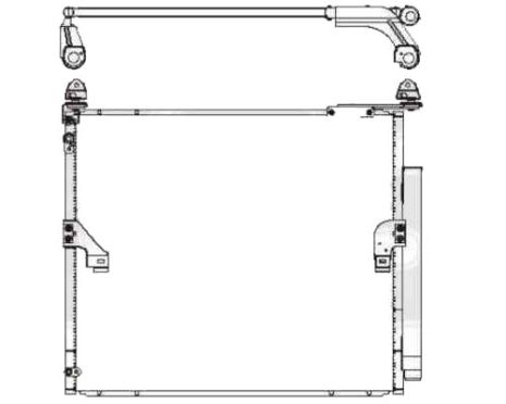 РАДІАТОР КОНДИЦІЮВАННЯ на LEXUS GX 460 2009-