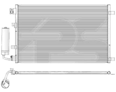 РАДІАТОР КОНДИЦІЮВАННЯ на NISSAN QASHQAI 2006-2009