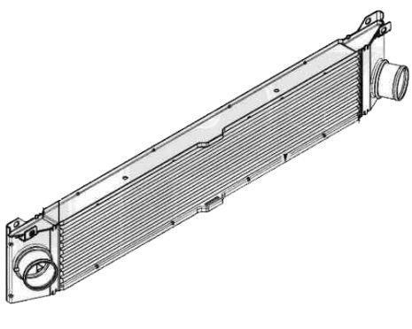 Інтеркулер Citroen Jumper, Fiat Ducato, Peugeot Boxer 2.3 D (50 мм) (Nissens)