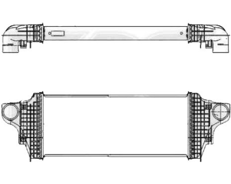 Інтеркулер Mercedes GL-Class, ML-Class G164 3.0 CDi (NRF)