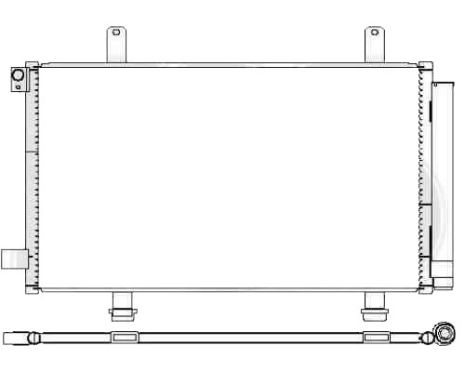 Радиатор кондиционера Suzuki SX4 (06-14) (Koyorad)