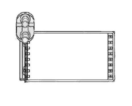 Радиатор печки SEAT ALHAMBRA 1995-2009