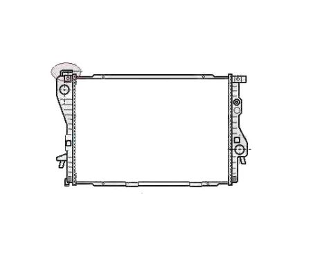 Радіатор BMW 5 Series (Е39) 96-03 виробник HELLA