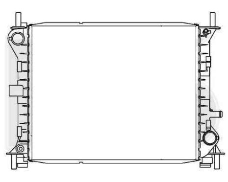Радіатор Ford Focus (Форд Фокус) 98-04.