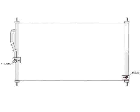 Радіатор кондиціонера Honda CR-V (Хонда CR-V) 97-01