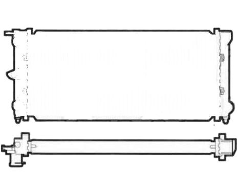 Радіатор охолодження двигуна Volkswagen Passat 1981-1988 (B2)