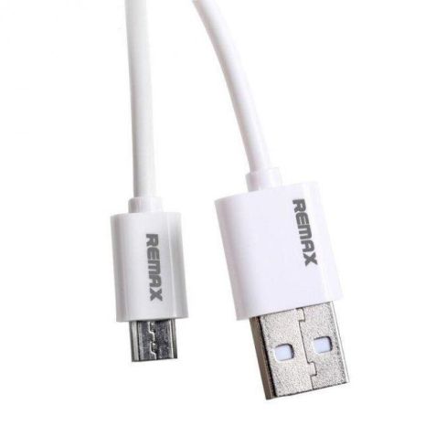 Кабель Remax RC-007m USB to MicroUSB 1m белый