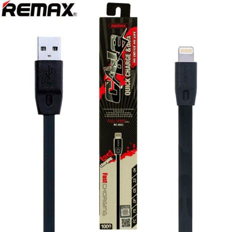 Кабель Remax RC-001i USB to Lightning 1m чорний