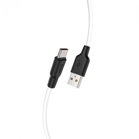 Кабель Hoco X21 USB to Type-C 1m черно-белый