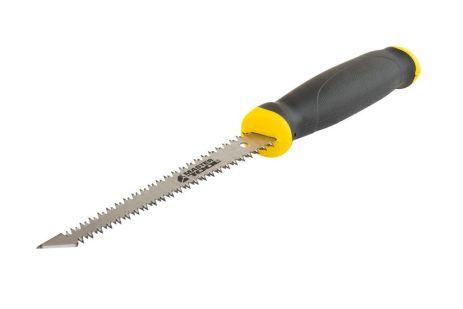 Ножовка для гипсокартонных плит двухсторонняя 150 мм 9TPI закаленный зуб 2D заточка MASTERTOOL 14-2720