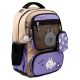 Шкільний рюкзак YES, одне відділення, фронтальні кишені, розмір: 43,5*30*15,5 см, бузково-бежевий Line Friends