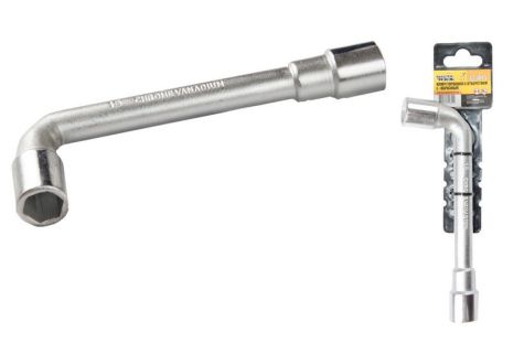 Ключ торцевой с отверстием L-образный 15 мм CRV MASTERTOOL 73-4015