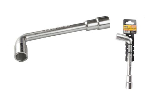 Ключ торцевой с отверстием L-образный 17 мм CRV MASTERTOOL 73-4017
