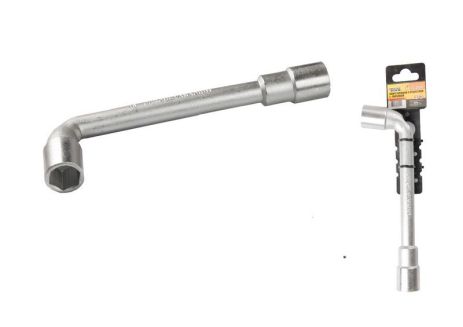 Ключ торцевой с отверстием L-образный 18 мм CRV MASTERTOOL 73-4018