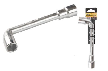Ключ торцевой с отверстием L-образный 19 мм CRV MASTERTOOL 73-4019