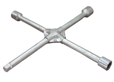 Ключ баллонный крестовой усиленный 17x19x21x1/2" 350х16 мм MASTERTOOL 73-0313