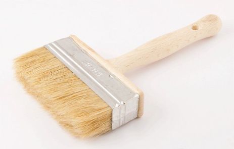Макловица 110х30 мм натуральная щетина с деревянной ручкой MASTERTOOL 91-9211