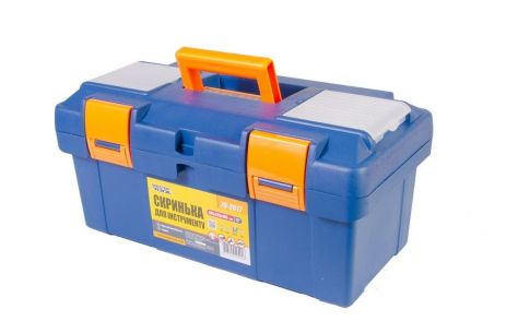 Ящик для інструментів із пластиковими замками органайзери 17" 420х220х195 мм MASTERTOOL 79-2617