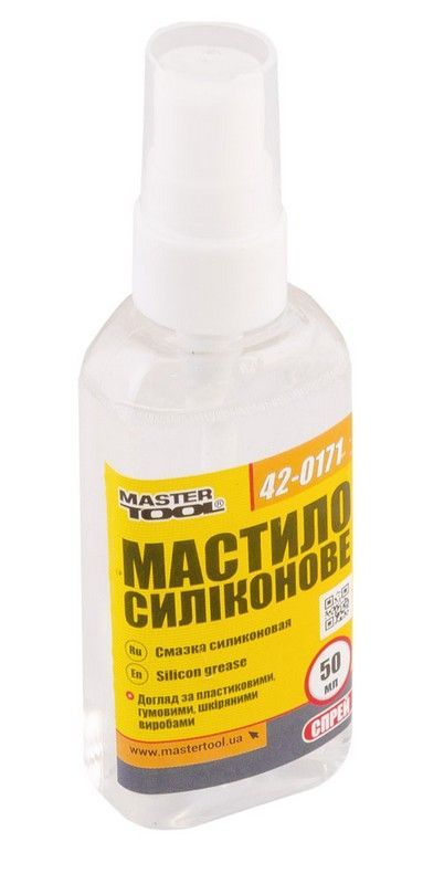 Смазка силиконовая 100 г спрей MASTERTOOL 42-0172