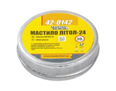 Смазка Литол-24 30 г жесть MASTERTOOL 42-0142