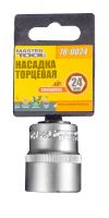 Насадка торцевая 6-гранная 1/2" 24 мм CRV MASTERTOOL 78-0024