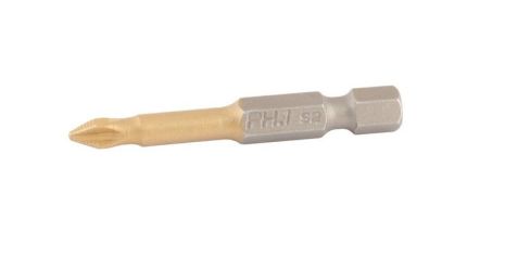 Насадка викруткова PH1 50 мм 1/4" S2/TITAN набір 2 шт MASTERTOOL 10-01-510