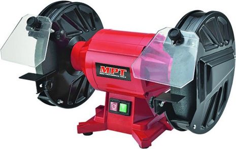 Машина точильна MPT PROFI 200х12.7 мм 370 Вт 2950 об/хв мідна обмотка MASTERTOOL MBG2003