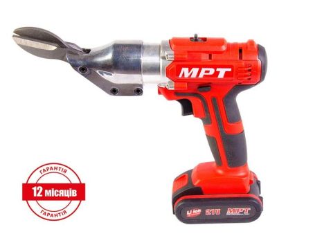 Ножницы аккумуляторные по металлу MPT 21 В Li-ion 1.5 Ач 2 скорости 0.1-1 мм сумка MASTERTOOL MCS2150.A1