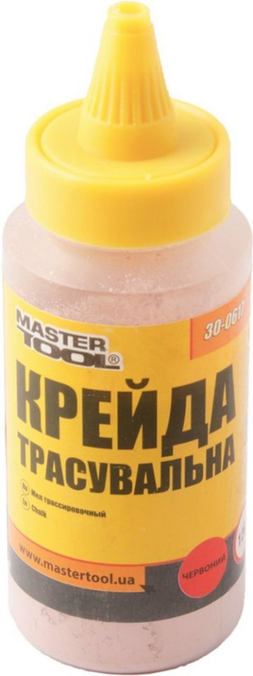 Мел строительный 120 г красный MASTERTOOL 30-0617