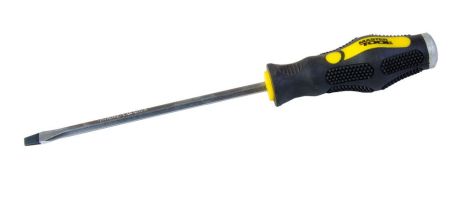 Отвёртка ударная шлицевая магнитная SL6х150 мм ручка с TPR покрытием MASTERTOOL 49-5615