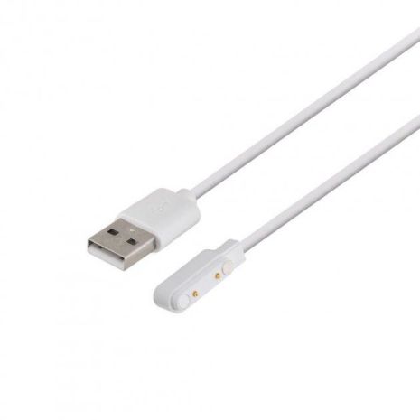 USB кабель для смарт годинника Hoco Y14 магнітний білий