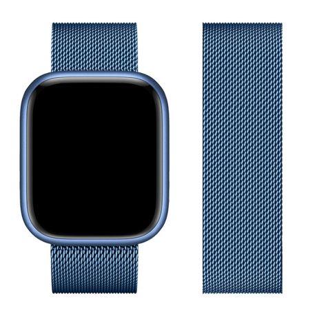 Ремінець металевий Hoco iWatch WA03 milanese steel 38/40/41mm blue