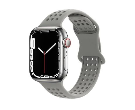 Ремінець силіконовий Hoco iWatch WA08 honeycomb 38/40/41mm grey