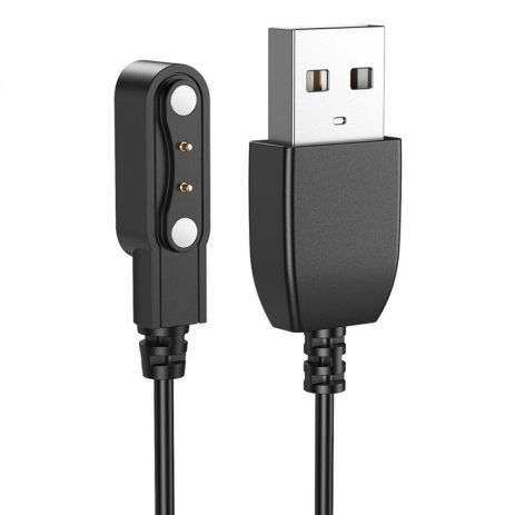 USB кабель для смарт годинника Hoco Y10 чорний