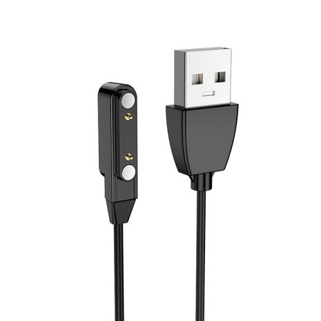 USB кабель для смарт часов Hoco Y1/ Y2 чёрный