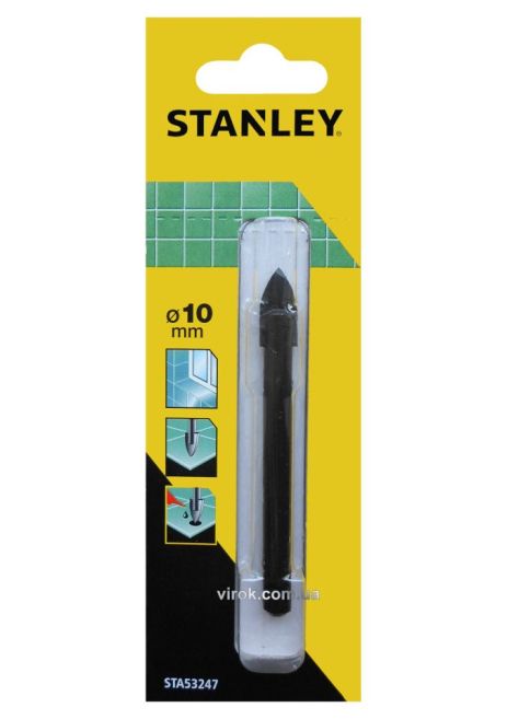 Сверло по керамической плитке 10 мм. Stanley STA53247-QZ