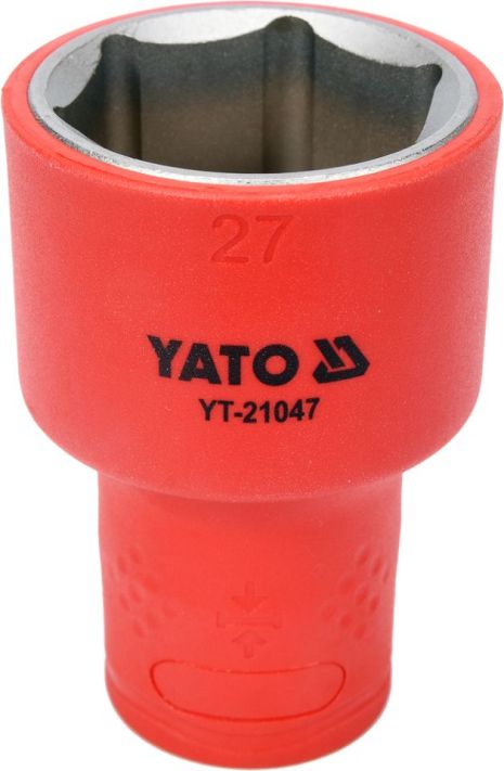 Головка торцевая диэлектрическая VDE 1/2'' 27мм Yato YT-21047