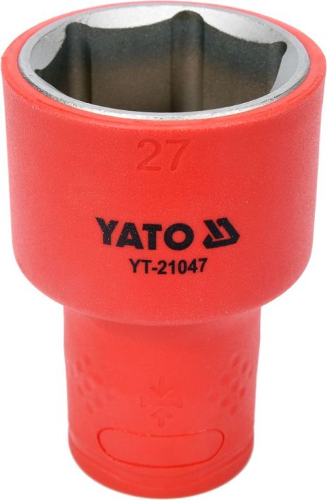 Головка торцева діелектрична VDE 1/2'' 27мм Yato YT-21047