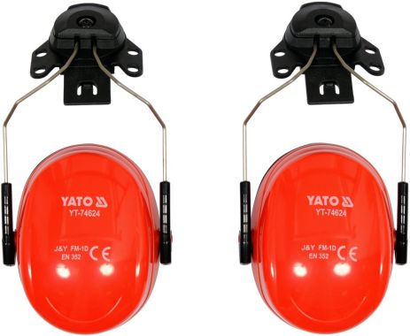 Навушники шумозахисні з кріпленням до касці Yato YT-74624