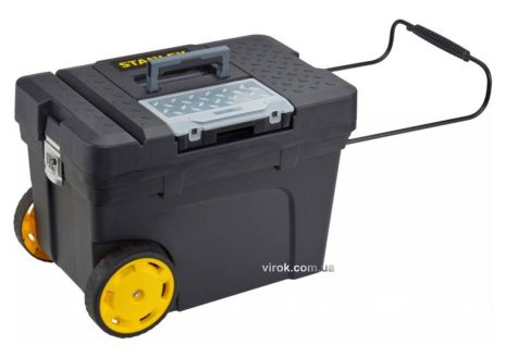 Ящик для інструменту на 2 колесах пластиковий "Mobile Contractor Chest" 60 х 38 х 43 см Stanley 1-97-503