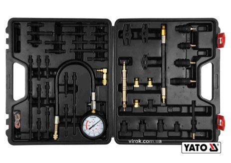 Компресометр для бензинових та дизельних двигунів 50 предметів Yato YT-73012