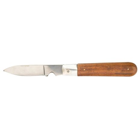 Ніж монтерський, дерев'яна ручка Top Tools 17B630
