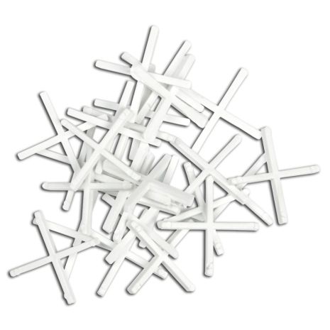 Хрестики дистанційні пластмасові 150 шт., 2,5 мм Topex 16B525