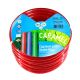 Шланг поливочный Presto-PS силикон садовый Caramel ++ (красный) диаметр 1/2 дюйма, длина 50 м (SE-1/2 503)