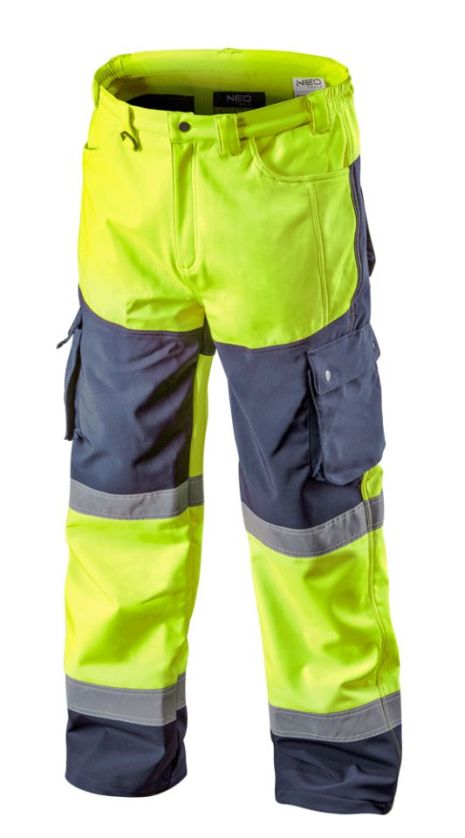 Сигнальні робочі штани softshell, жовті XXL NEO 81-750-XXL